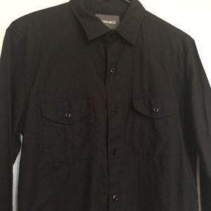 Bonobos slim black button down